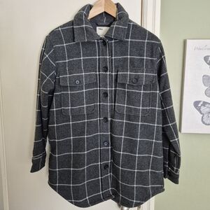 NWT Women's Tilley Windowpane Washable Jacket/Shacket, S